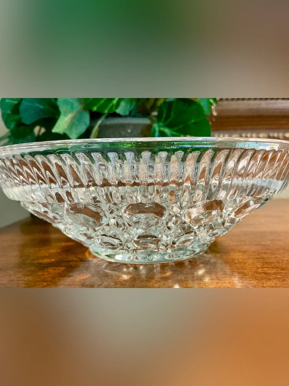 Federal Glass Company Windsor Pattern 7.5”D
